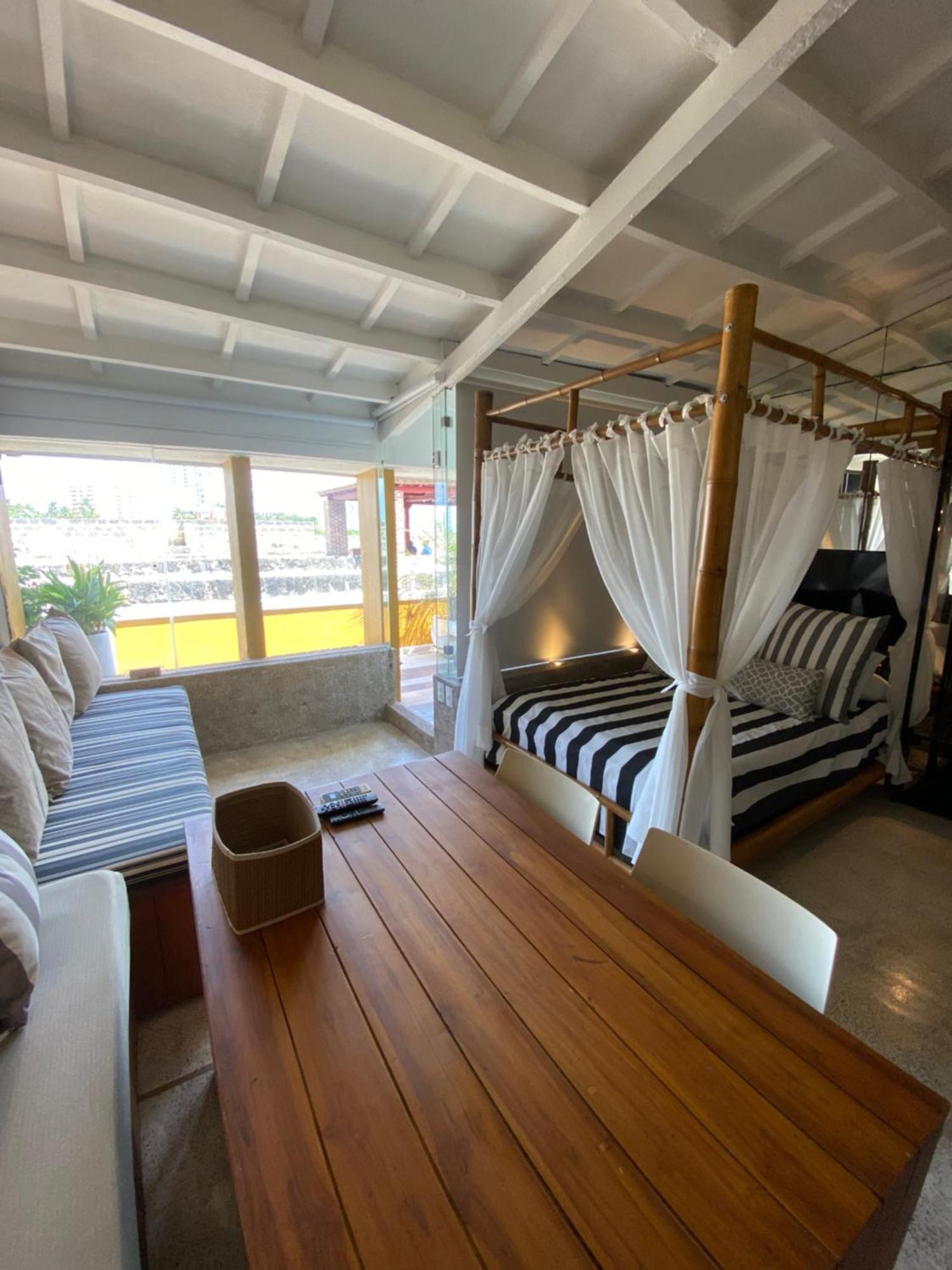 Apartamento Duplex Vista Al Mar Y Murallas Nuevo En La Ciudad Amurallada Apartment Cartagena Luaran gambar
