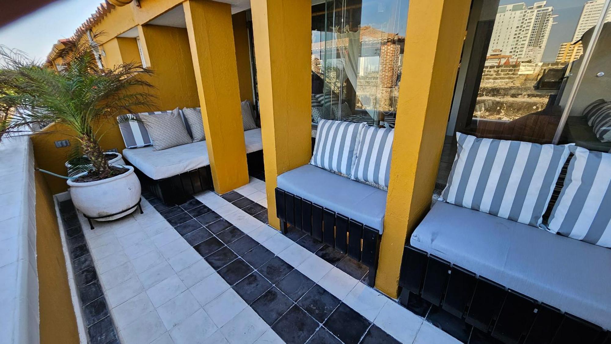 Apartamento Duplex Vista Al Mar Y Murallas Nuevo En La Ciudad Amurallada Apartment Cartagena Luaran gambar